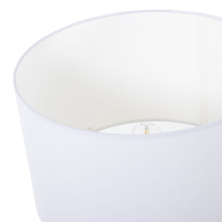 Lámpara de mesa Alexandra House Living Azul Blanco Beige Cerámica 60