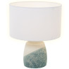 Lámpara de mesa Alexandra House Living Azul Blanco Beige Cerámica 60
