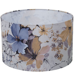 Pantalla de Lámpara Alexandra House Living Multicolor Textil Floral 4