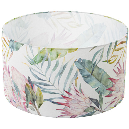 Pantalla de Lámpara Alexandra House Living Multicolor Textil Hojas 45