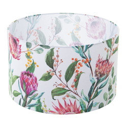 Pantalla de Lámpara Alexandra House Living Multicolor Textil Floral 4