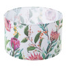 Pantalla de Lámpara Alexandra House Living Multicolor Textil Floral 4