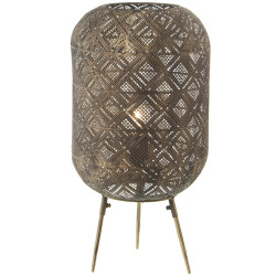 Lámpara de Pie Alexandra House Living Gris 40 W 31 x 59 x 31 cm Lató