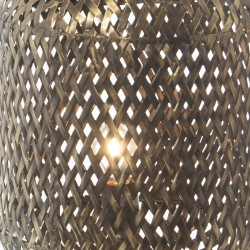 Lámpara de Pie Alexandra House Living Gris 40 W 31 x 57 x 31 cm Lató