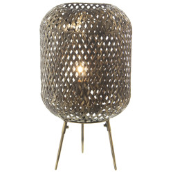 Lámpara de Pie Alexandra House Living Gris 40 W 31 x 57 x 31 cm Lató