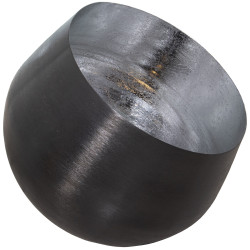 Lámpara de mesa Alexandra House Living Negro Plateado Metal 25 W 50 x