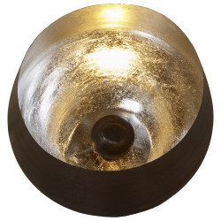 Lámpara de mesa Alexandra House Living Negro Plateado Metal 25 W 50 x