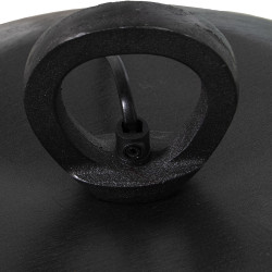 Lámpara de mesa Alexandra House Living Negro Dorado Metal 25 W 21 X 2