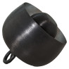 Lámpara de mesa Alexandra House Living Negro Plateado Metal 25 W 21 X