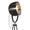 Lámpara de Pie Alexandra House Living Negro Plateado 25 W 43 x 165 x
