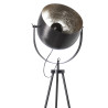 Lámpara de Pie Alexandra House Living Negro Plateado 25 W 43 x 165 x
