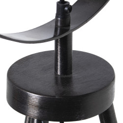 Lámpara de Pie Alexandra House Living Negro Plateado 25 W 43 x 165 x