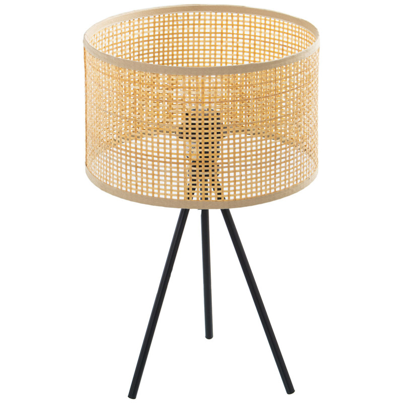 Lámpara de mesa Alexandra House Living Multicolor Metal Mimbre 40 W 2 Lámpara de mesa Alexandra House Living Multicolor Metal Mimbre 40 W 2