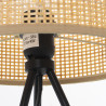 Lámpara de mesa Alexandra House Living Multicolor Metal Mimbre 40 W 2