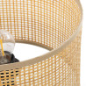 Lámpara de mesa Alexandra House Living Multicolor Metal Mimbre 40 W 2