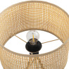 Lámpara de mesa Alexandra House Living Multicolor Metal Mimbre 40 W 2