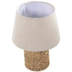 Lámpara de mesa Alexandra House Living Multicolor Metal Mimbre 40 W 2