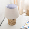 Lámpara de mesa Alexandra House Living Multicolor Metal Mimbre 40 W 2