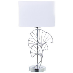 Lámpara de mesa Alexandra House Living Multicolor Plateado Metal 40 W
