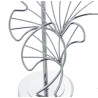 Lámpara de mesa Alexandra House Living Multicolor Plateado Metal 40 W