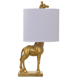 Lámpara de mesa Alexandra House Living Multicolor Dorado Plástico 40