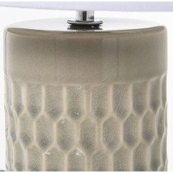 Lámpara de mesa Alexandra House Living Beige Multicolor Cerámica 40