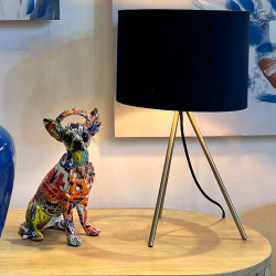 Lámpara de mesa Alexandra House Living Azul Multicolor Metal 40 W 24