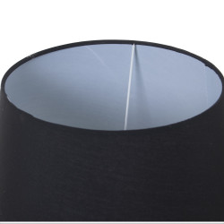 Lámpara de mesa Alexandra House Living Negro Oro Dorado Plástico 40