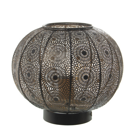 Lámpara de mesa Alexandra House Living Gris Dorado Metal 40 W 29 x 24