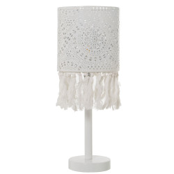 Lámpara de mesa Alexandra House Living Blanco Metal 40 W 18 x 41 x 18