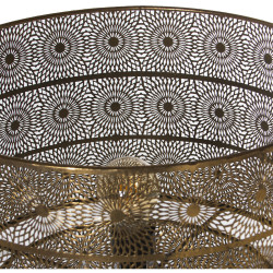 Lámpara de mesa Alexandra House Living Oro Dorado Metal 60 W 28 x 23