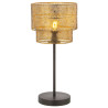 Lámpara de mesa Alexandra House Living Oro Dorado Metal 60 W 28 x 23