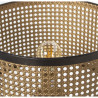 Lámpara de mesa Alexandra House Living Oro Dorado Metal Mimbre 60 W 3