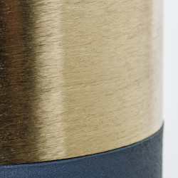 Lámpara de mesa Alexandra House Living Azul Dorado Metal 25 W 31 x 40
