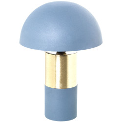 Lámpara de mesa Alexandra House Living Azul Dorado Metal 25 W 31 x 40
