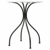Conjunto de Mesa con 2 Sillas Alexandra House Living Blanco Negro 60 x
