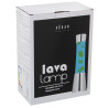 Lámpara de Lava Alexandra House Living Azul Blanco Metal 11 x 39 x 11