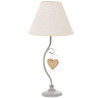 Lámpara de mesa Alexandra House Living Blanco Metal 40 W 23 x 48 x 23