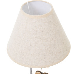 Lámpara de mesa Alexandra House Living Blanco Metal 40 W 23 x 48 x 23