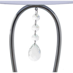 Lámpara de mesa Alexandra House Living Multicolor Plateado Metal 40 W