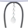 Lámpara de mesa Alexandra House Living Multicolor Plateado Metal 40 W