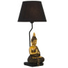Lámpara de mesa Alexandra House Living Negro Plástico 40 W 28 x 60 x