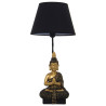 Lámpara de mesa Alexandra House Living Negro Plástico 40 W 28 x 60 x