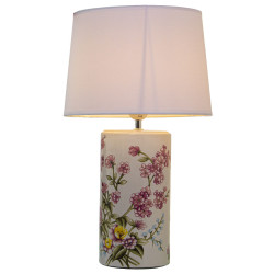 Lámpara de mesa Alexandra House Living Multicolor Cerámica 40 W 28 x