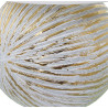 Lámpara de mesa Alexandra House Living Blanco Dorado Cerámica 40 W 3