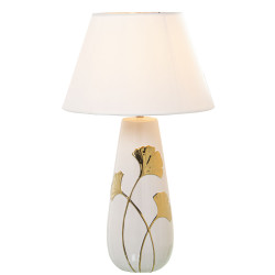 Lámpara de mesa Alexandra House Living Blanco Cerámica 60 W 16 x 45