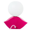 Lámpara de mesa Alexandra House Living Rosa Acrílico Plástico Melam