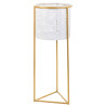 Macetero Alexandra House Living Blanco Metal Hierro 26 x 45 x 26 cm