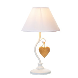 Lámpara de mesa Alexandra House Living Blanco Metal 40 W 20 x 34 x 20