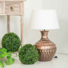 Lámpara de mesa Alexandra House Living Blanco Cobre Aluminio 35,5 x 6